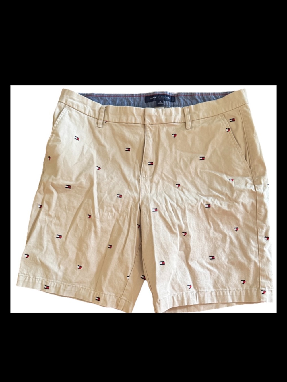 Tommy Hilfiger Women’s Embroidered Logo Short Size 14